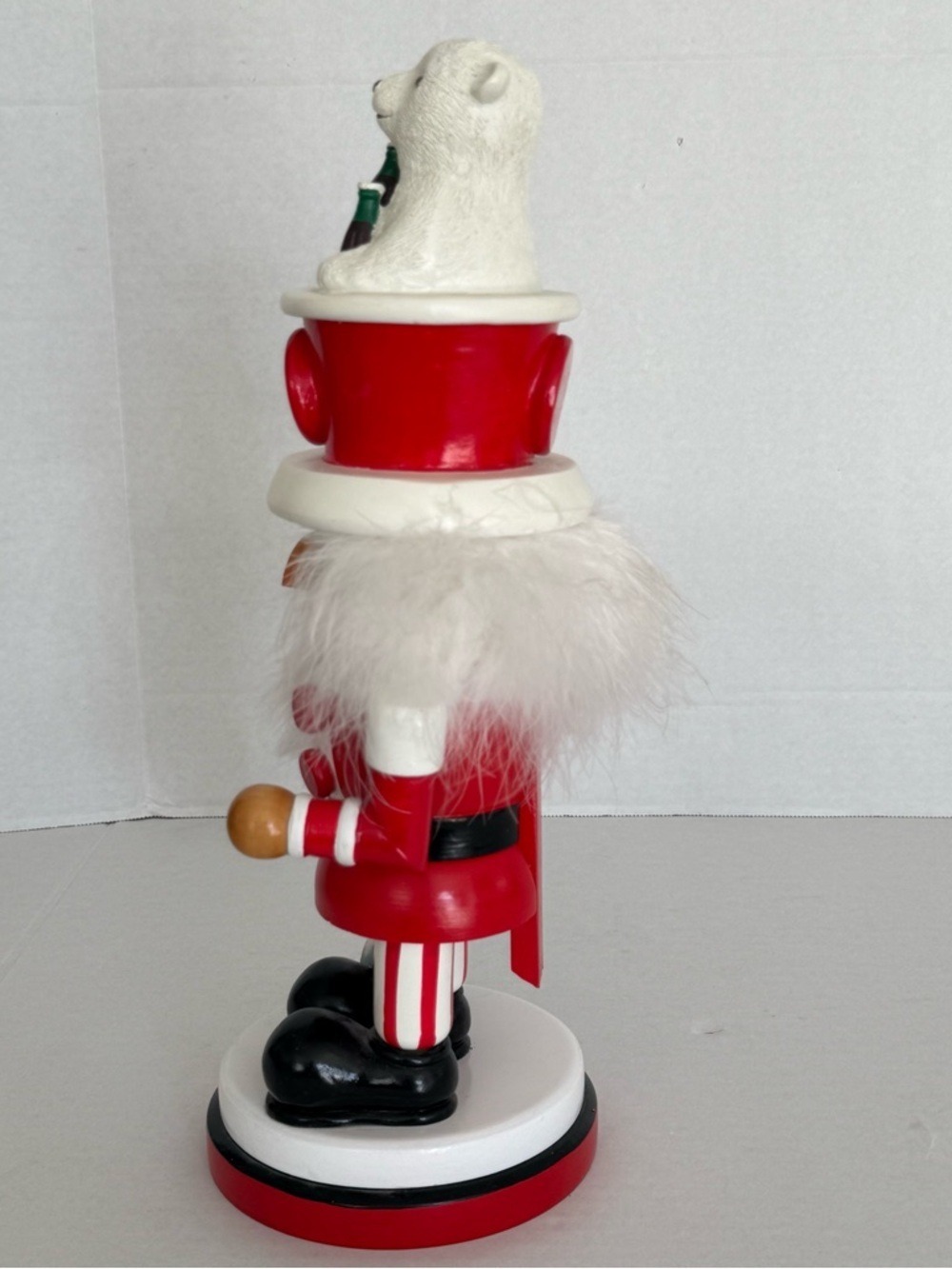 Kurt Adler Coca-Cola Hollywood Nutcracker with Polar Bear Hat 15-Inch - Picture 14 of 17